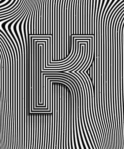 Thiết kế kiểu chữ K với ảo ảnh quang học
