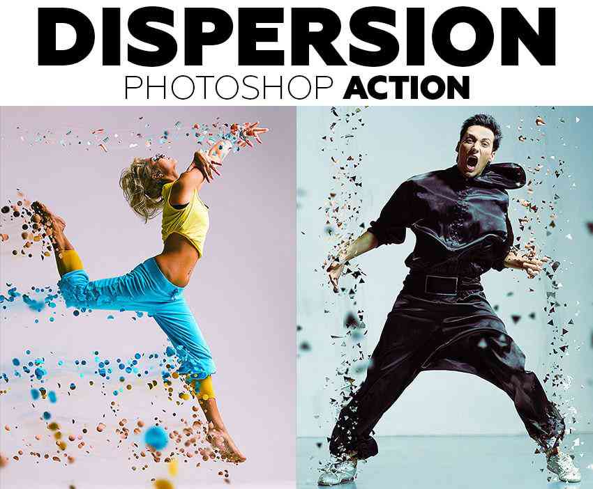 Dispersion Effect Photoshop Action