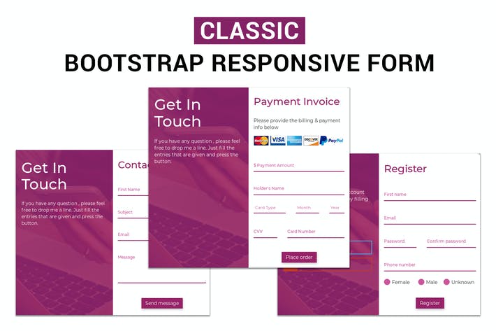 100pic classic bootstrap responsive form CTPDD7 ExAQIut0 03 13