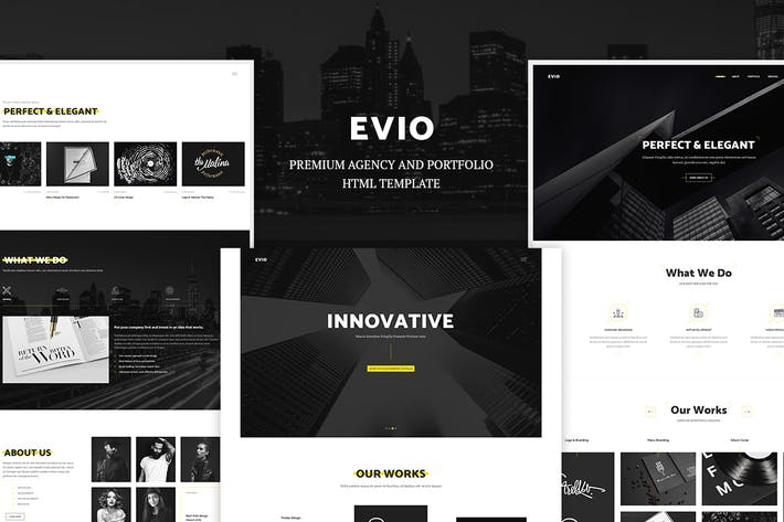 100pic evio agency portfolio html template 559AKD Ys1usJaL 09 06