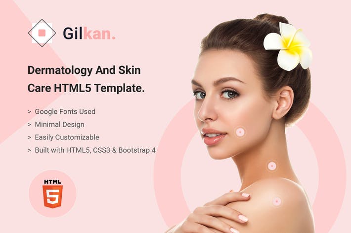 100pic gilkan dermatology and skin care html5 template CN79V4P vylcMI0X 10 15