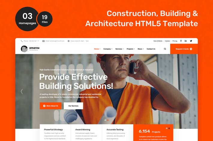 100pic amarou construction and building html5 template HZZNS9Z g5jgCETF 11 09