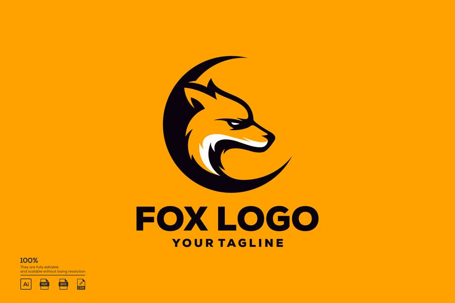 L2166-100pic-fox-logo-design-JCTTRXY-2020-08-17.zip