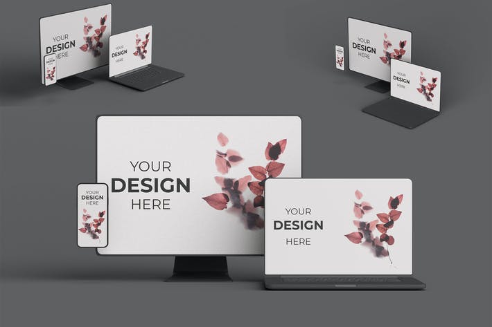 100pic responsive devices mockup 5FKHPD5