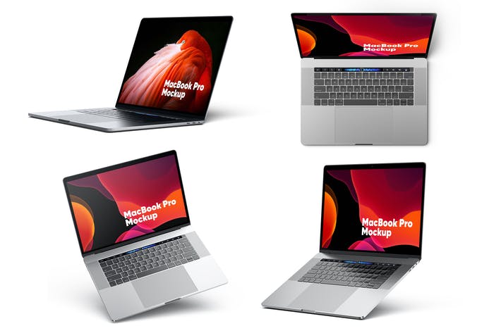 100pic macbook pro mockups set SGJMXRM