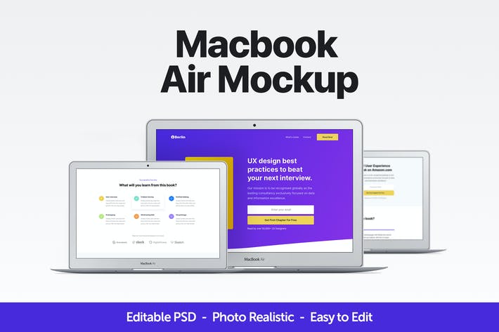 100pic macbook air mockup YQ5F7V6
