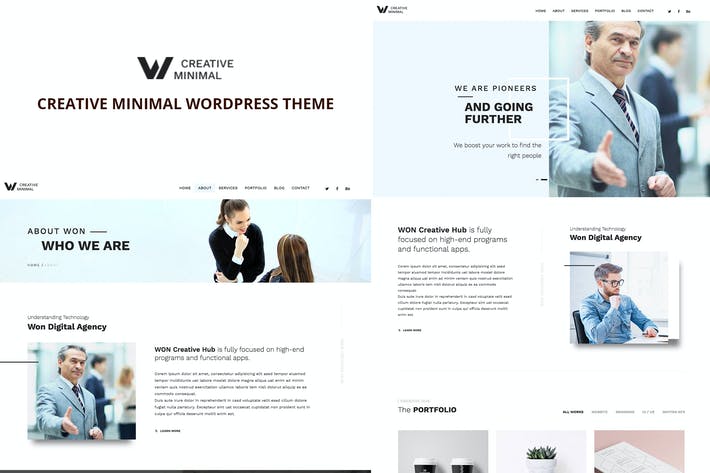 100pic wordpress theme 22